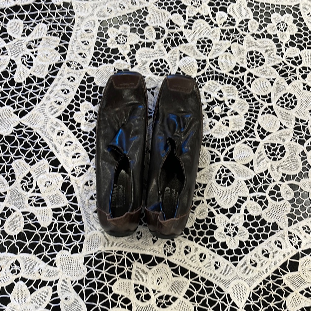 Italian leather comfortable brown shoes